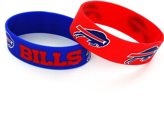 Pulseras anchas de Buffalo Bills (paquete de 2) -BC-207-01