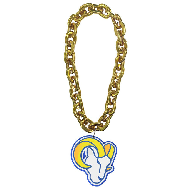 Los Angeles Rams Ram Head Logo (GOLD) Fan Chain -FF-590-33-RHD-GD