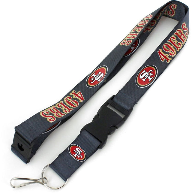 Cordón del equipo San Francisco 49ers (CARBÓN) -LN-095-26-CH