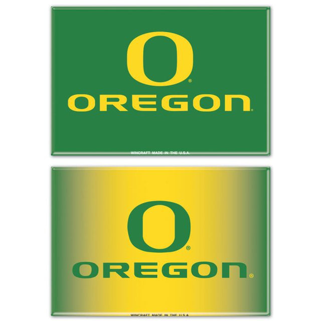 Oregon Ducks Rectangle Magnet, 2pack 2" x 3"
