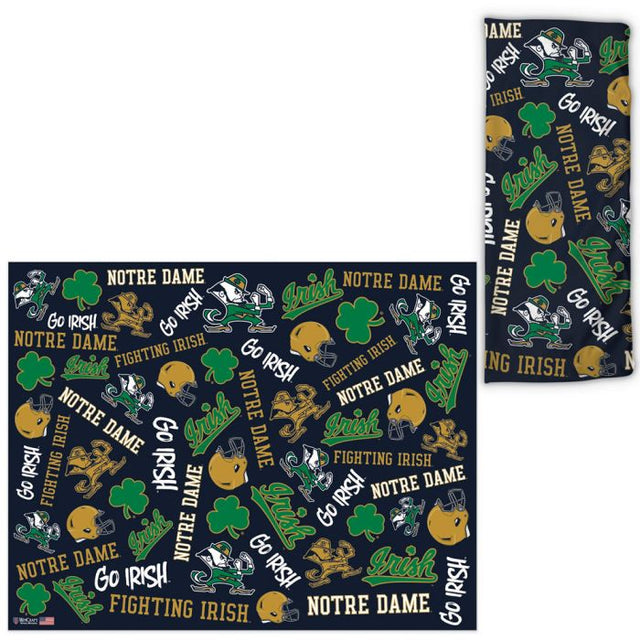 Notre Dame Fighting Irish Scatter Print Fan Wraps