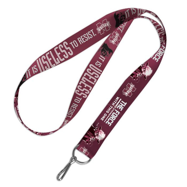 Mississippi State Bulldogs / Star Wars Darth Vader & Yoda Lanyard 1"