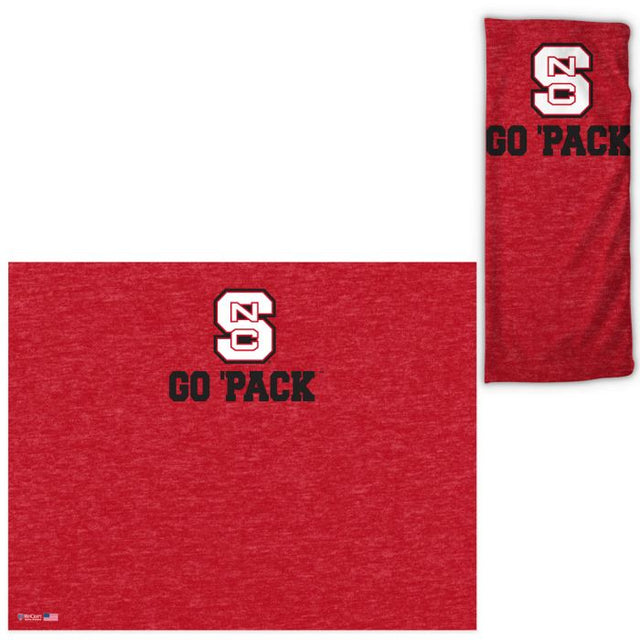 NC State Wolfpack heathered Fan Wraps