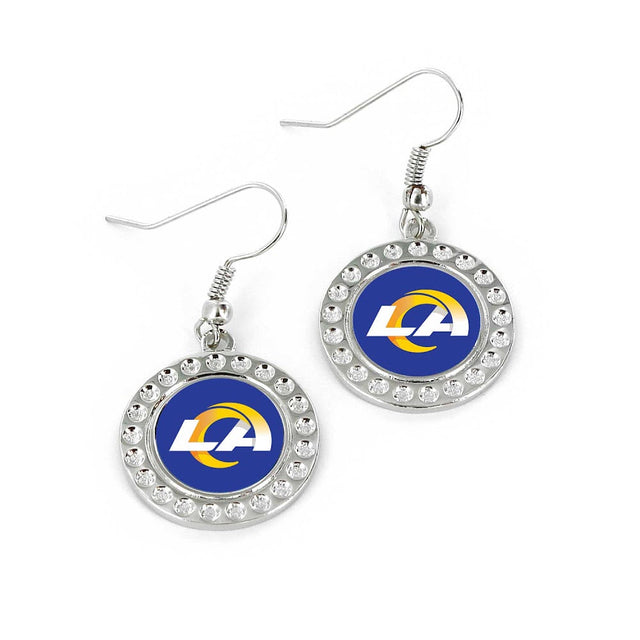 Los Angeles Rams Dimple Earrings (FJ-1080) -ER-959-33