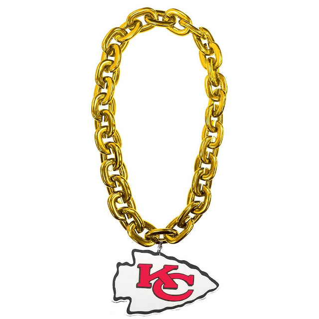 Cadena para fanáticos de los Kansas City Chiefs (GOLD) -FF-590-07-GD