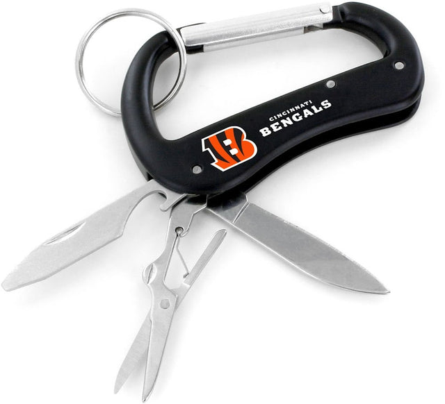 Cincinnati Bengals Carabiner Multi Tool Keychain (SP) -KT-1000-02