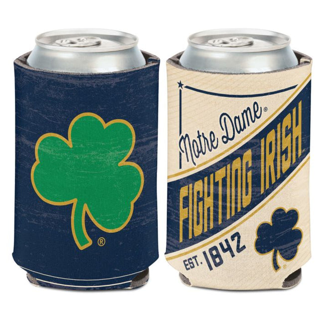Notre Dame Fighting Irish VINTAGE/SHAMROCK Can Cooler 12 oz.