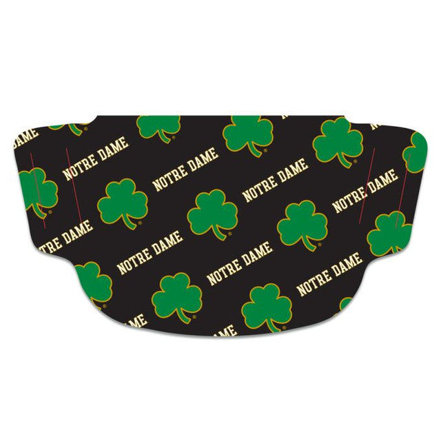 Notre Dame Fighting Irish SCATTERPRINT - SHAMROCK Fan Mask Face Covers