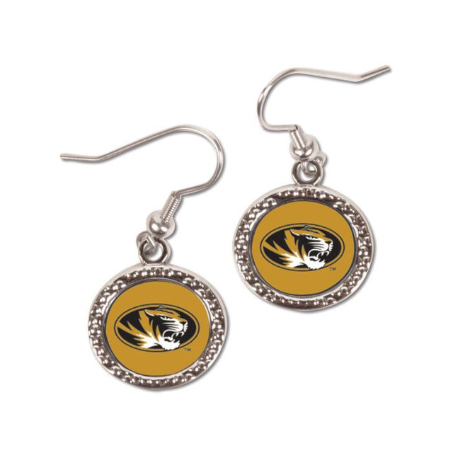 Missouri Tigers Earrings Jewelry Carded Round