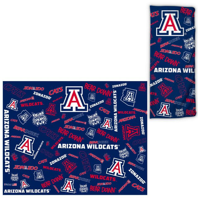 Envolturas para fanáticos con estampado disperso de los Arizona Wildcats