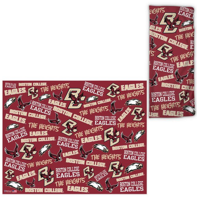 Envolturas para fanáticos con estampado disperso de los Boston College Eagles