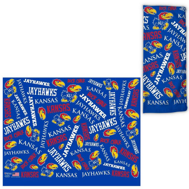 Envolturas para fanáticos con estampado disperso de los Kansas Jayhawks