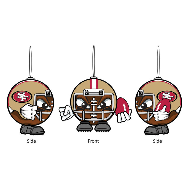 San Francisco 49ers Ornament Ball Head