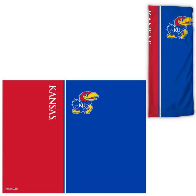 Envolturas para fanáticos de los Kansas Jayhawks con división vertical