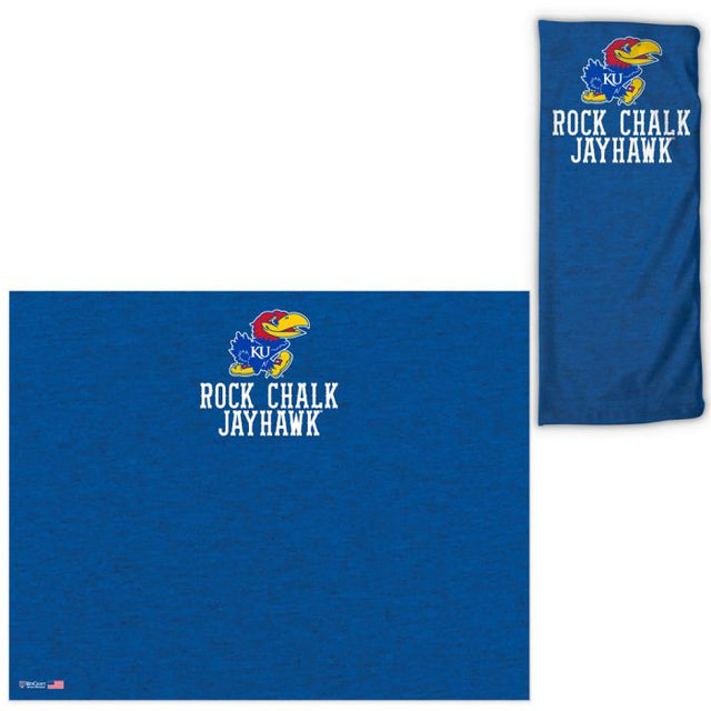 Envolturas para fanáticos de los Kansas Jayhawks con motivos jaspeados