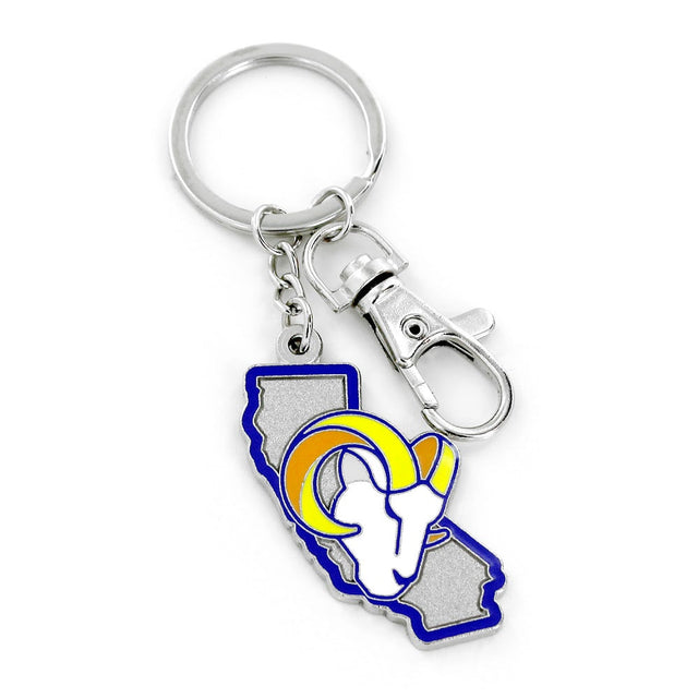 Los Angeles Rams - Llavero de peso pesado con diseño del estado -KT-473-33
