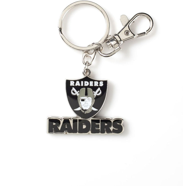 Llavero de peso pesado con el logotipo del equipo Las Vegas Raiders -KT-091-35
