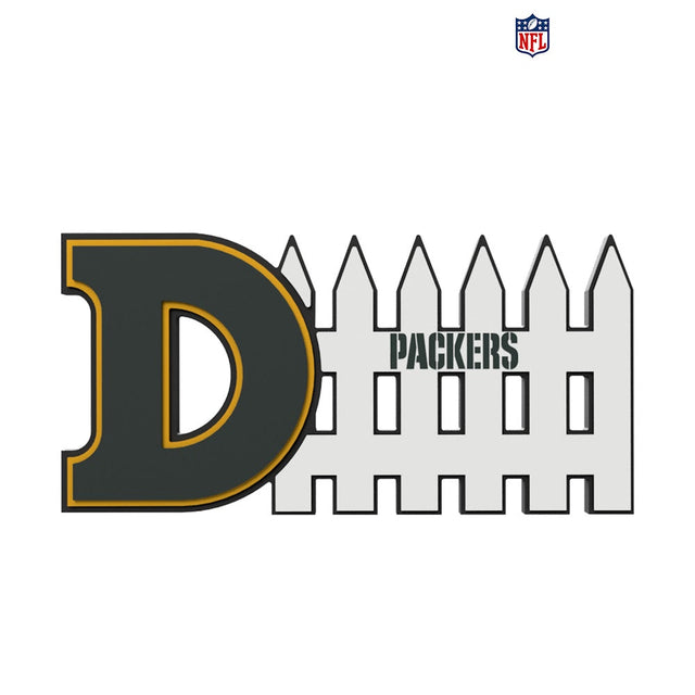 绿湾包装工队防守墙标 -FF-597-19