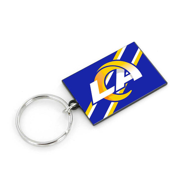 Los Angeles Rams Striped Keychain -KT-1189-33