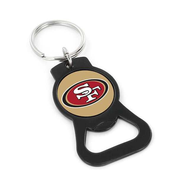 San Francisco 49ers (BLACK) Bottle Opener Keychain -BK-702-26-BK