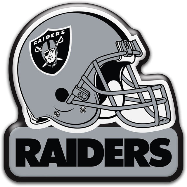 Imán con el logo del casco de los Raiders de Las Vegas -MG-1067-35
