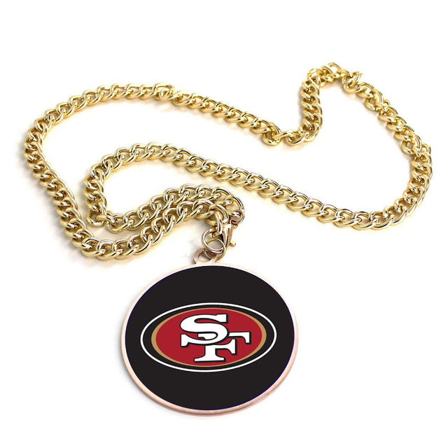 Collar con el emblema del equipo San Francisco 49ers (ORO) -PD-632-26