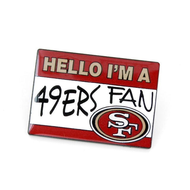 Broche con nombre de los San Francisco 49ers -PN-625-26