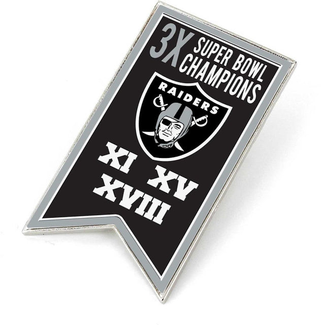 Pin de campeonato de los Raiders de Las Vegas (SP) -PN-1064-35