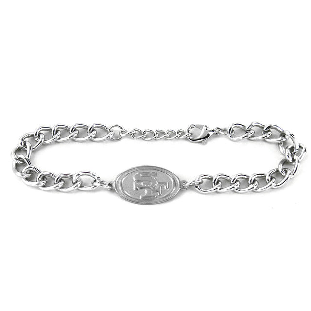 San Francisco 49ers Chain Link Logo Bracelet -BC-642-26
