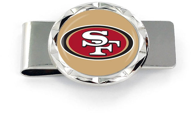 San Francisco 49ers Diamond Cut Money Clip -MC-945-26