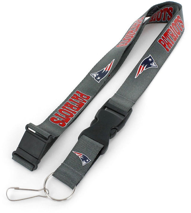 Cordón del equipo New England Patriots (CHARCOAL) -LN-095-10-CH
