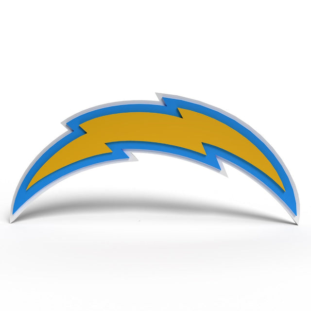 Los Angeles Chargers Team Logo Wall Sign -FF-595-34