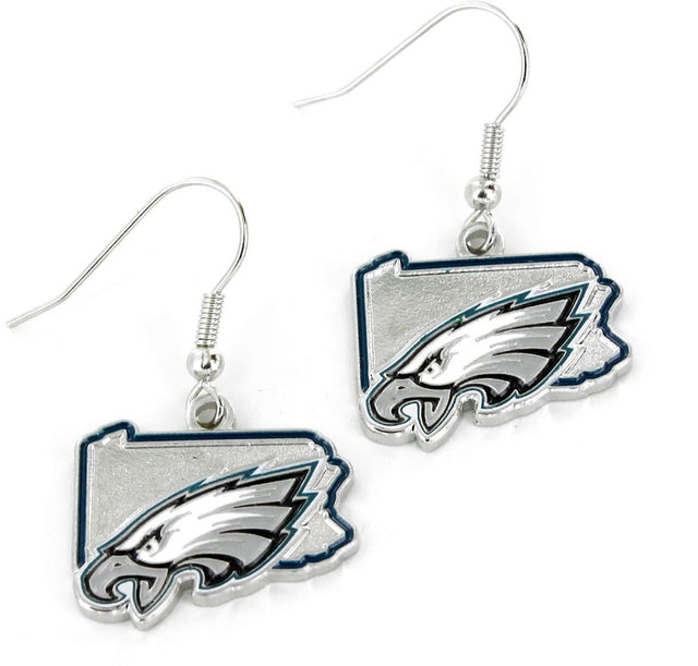 Philadelphia Eagles - State Design Earrings -ER-469-24