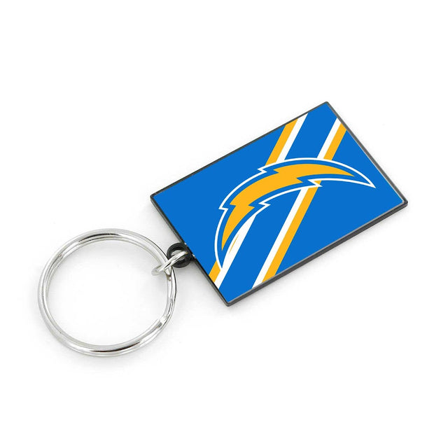Los Angeles Chargers Striped Keychain -KT-1189-34