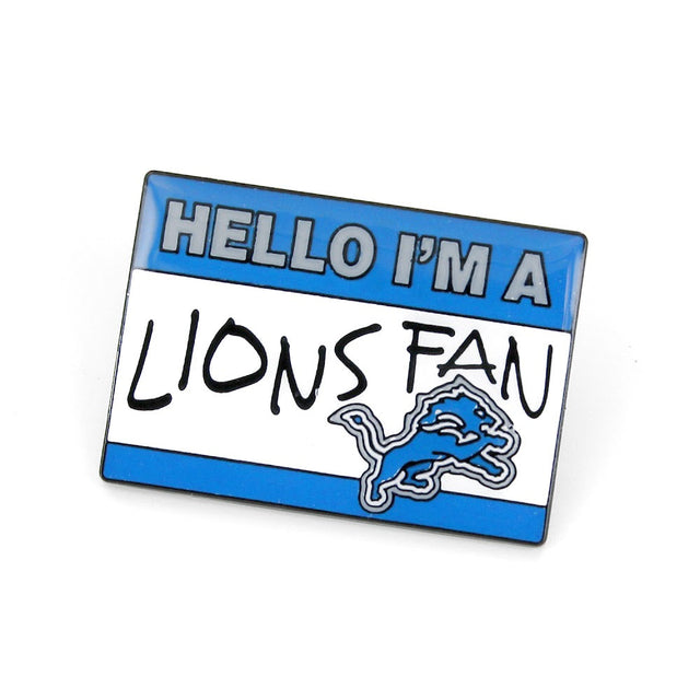 Detroit Lions Name Tag Pin -PN-625-18