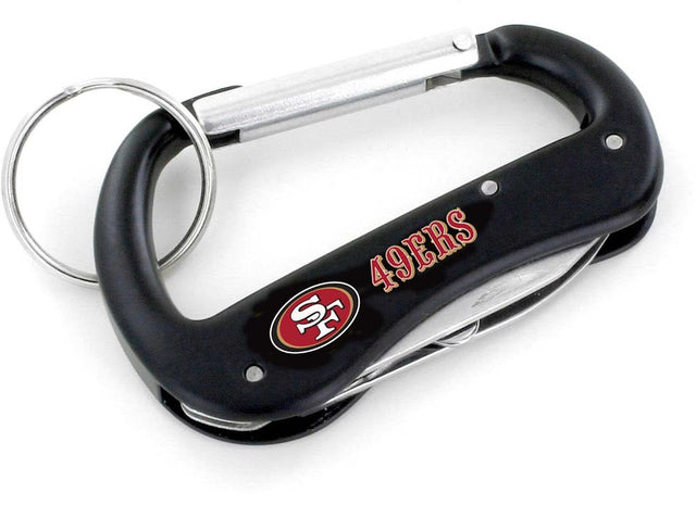 San Francisco 49ers Carabiner Multi Tool Keychain (SP) -KT-1000-26