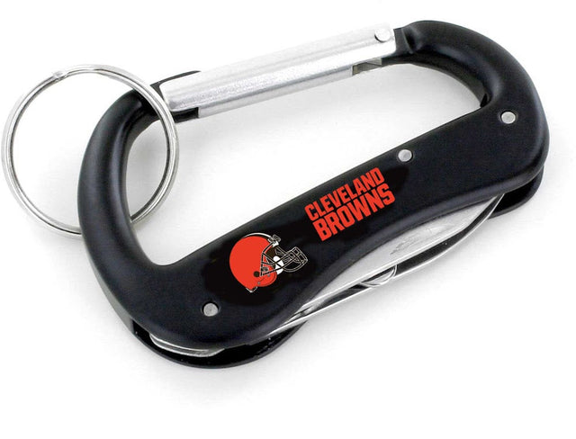 Cleveland Browns Carabiner Multi Tool Keychain (SP) -KT-1000-03
