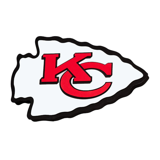 Letrero de pared con el logotipo del equipo Kansas City Chiefs -FF-595-07