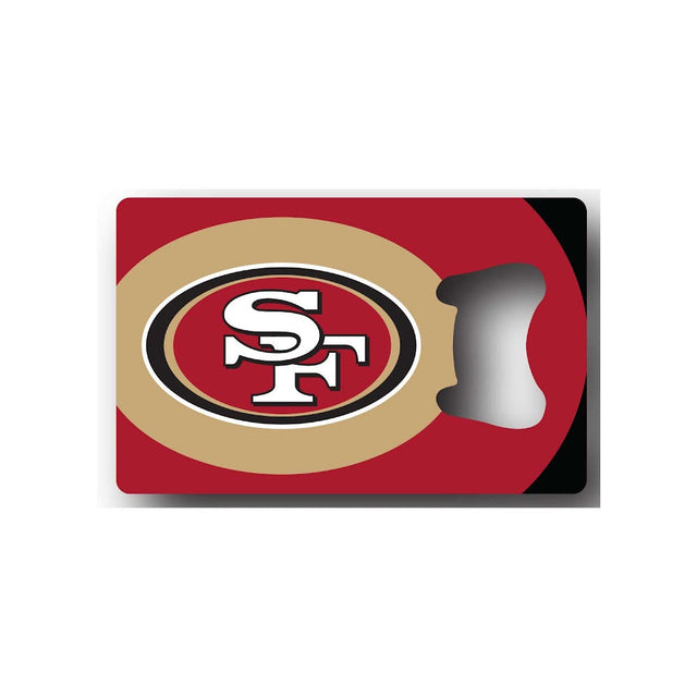 Imán para abrir botellas con forma de tarjeta de crédito de los San Francisco 49ers -BK-1179-26