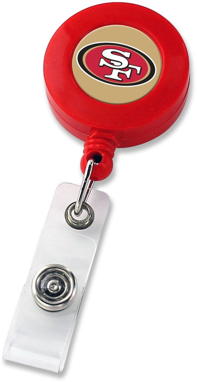 San Francisco 49ers (RED) Badge Reel (NE) -BH-862-26A