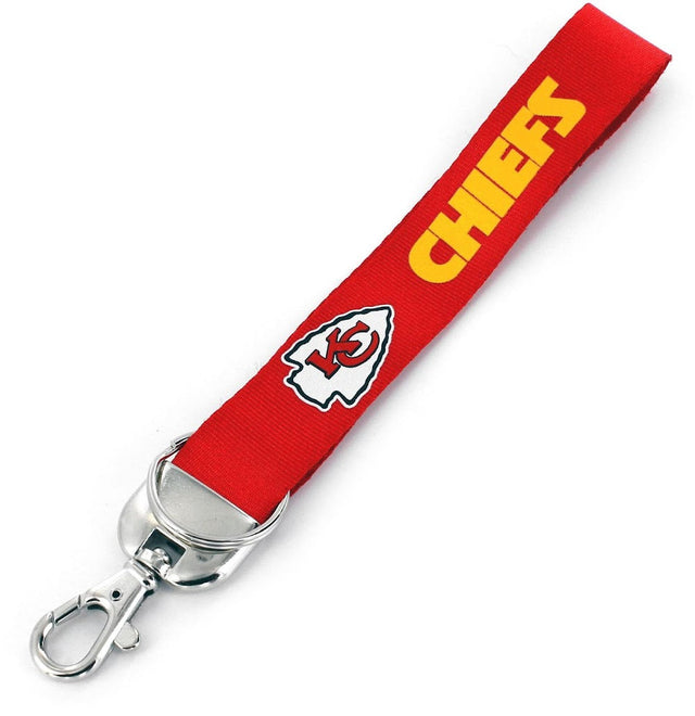Kansas City Chiefs Deluxe Wristlet Keychain -KT-376-07