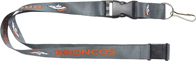 Cordón del equipo Denver Broncos (CHARCOAL) -LN-095-04-CH