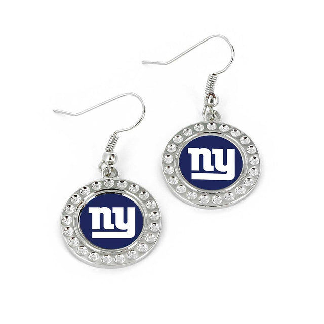New York Giants Dimple Earrings (FJ-1080) -ER-959-23