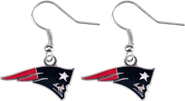 Pendientes colgantes con el logotipo de los New England Patriots -ER-015-10