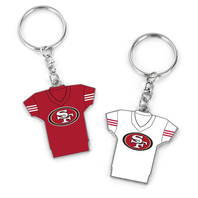San Francisco 49ers Reversible Home/Away Jersey Keychain -KT-1084-26