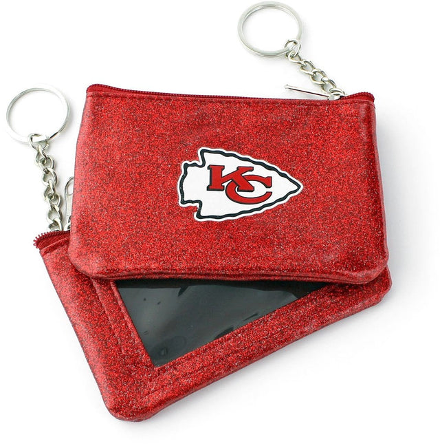 Kansas City Chiefs (RED) Sparkle Coin Purse (OC) -WA-991-07-RD