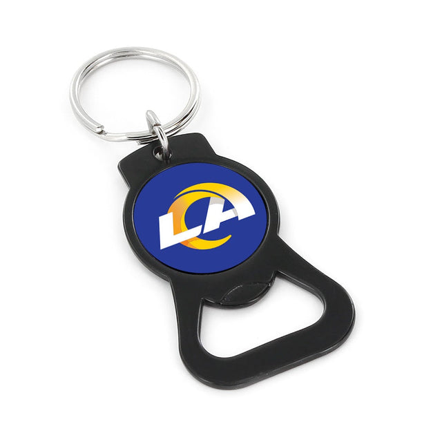 Llavero con abrebotellas de Los Angeles Rams, color negro -BK-702-33-BK