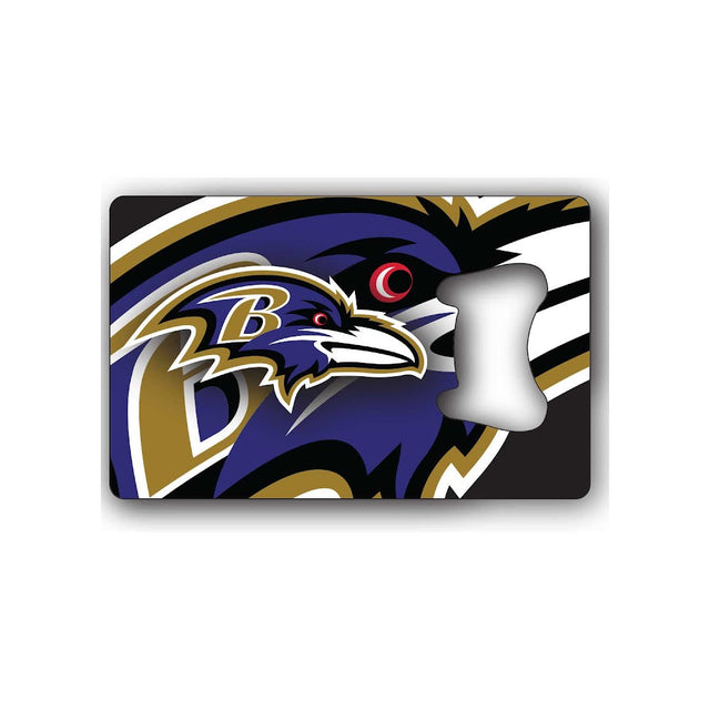 Imán para abrir botellas con forma de tarjeta de crédito de los Baltimore Ravens -BK-1179-31