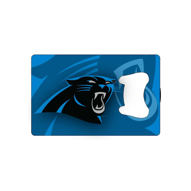 Imán para abrir botellas con forma de tarjeta de crédito de los Carolina Panthers -BK-1179-29