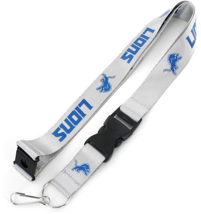 Detroit Lions (GRAY) Team Lanyard -LN-095-18